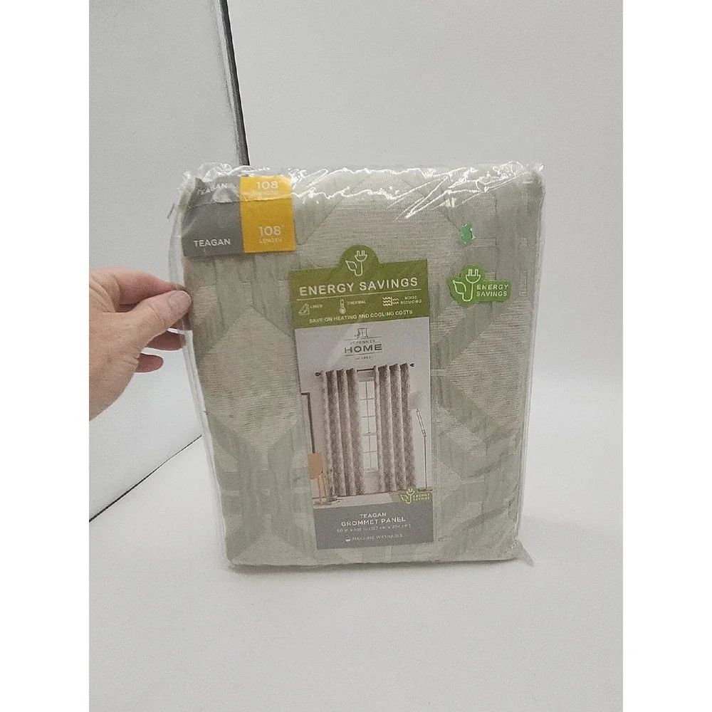 New JCPenney Home Teagan Grommet‎ Panel 50x108 Energy Savings New